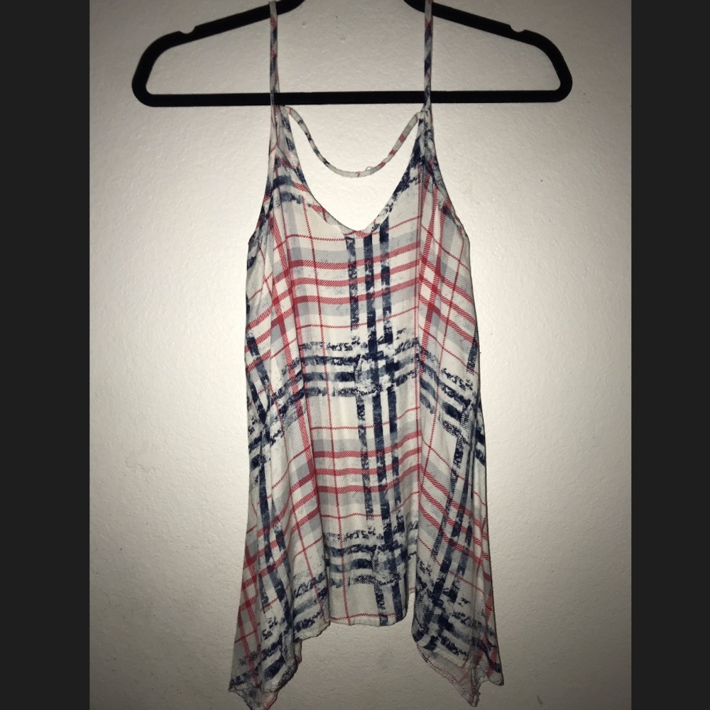 Spaghetti Strapped Flowy Tank Top